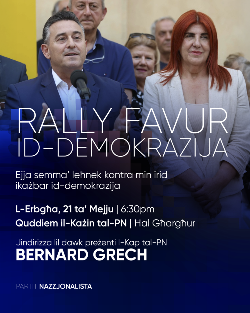 Rally favur id-Demokrazija
